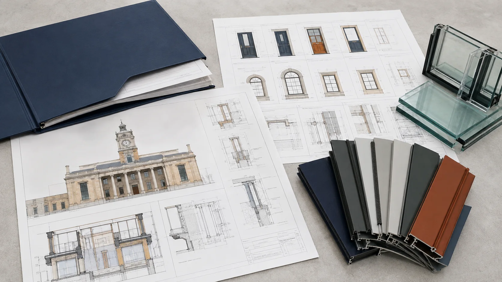 Illustrative municipal refurbishment tender drawings